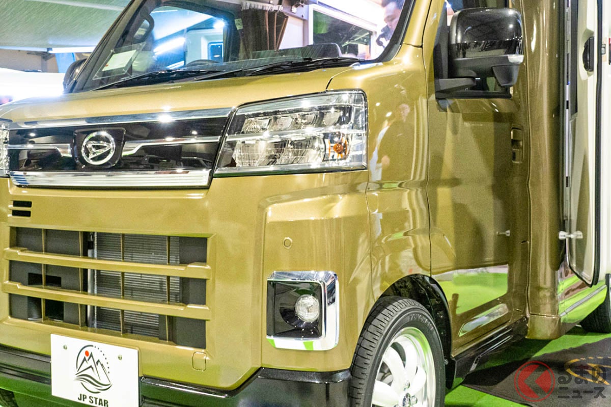 軽バンアトレーがキャンピングカーに!?