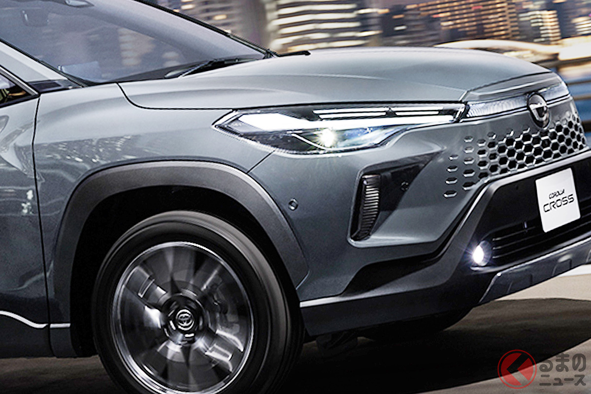 レクサスみたいな斬新グリルを装着する新型「カローラクロス」