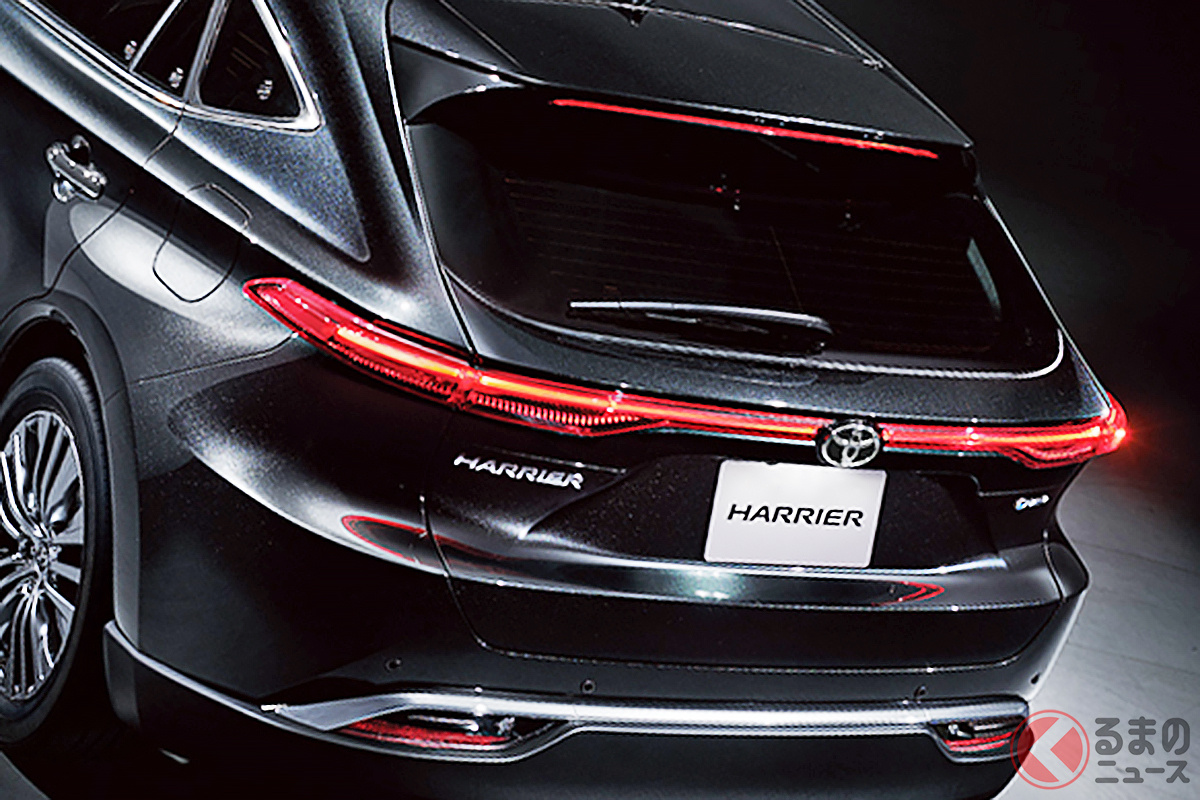 横一文字のテールランプもカッコいい! 30年余りの歴史を誇る「ハリアー」の進化とは