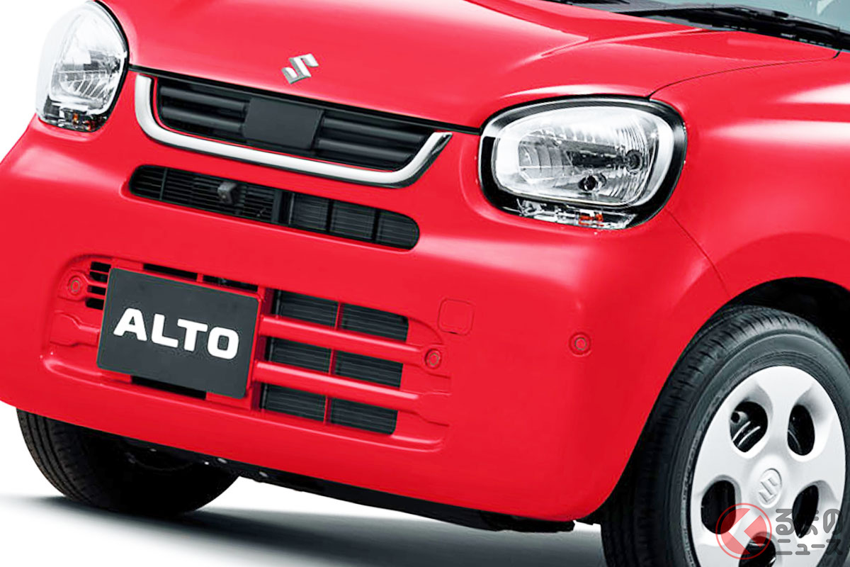 一部仕様を行った新「アルト」