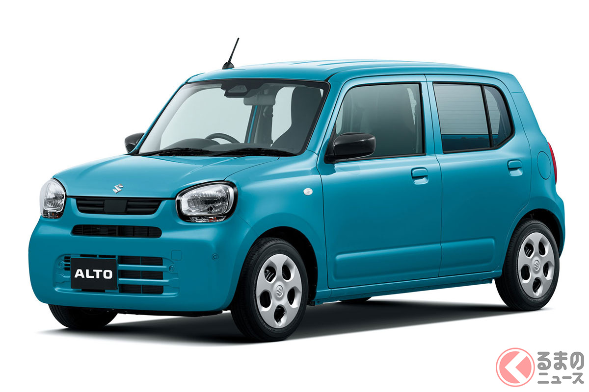 2025年7月22日に外観デザイン変更などを伴うマイナーチェンジを実施したスズキ「アルト」
