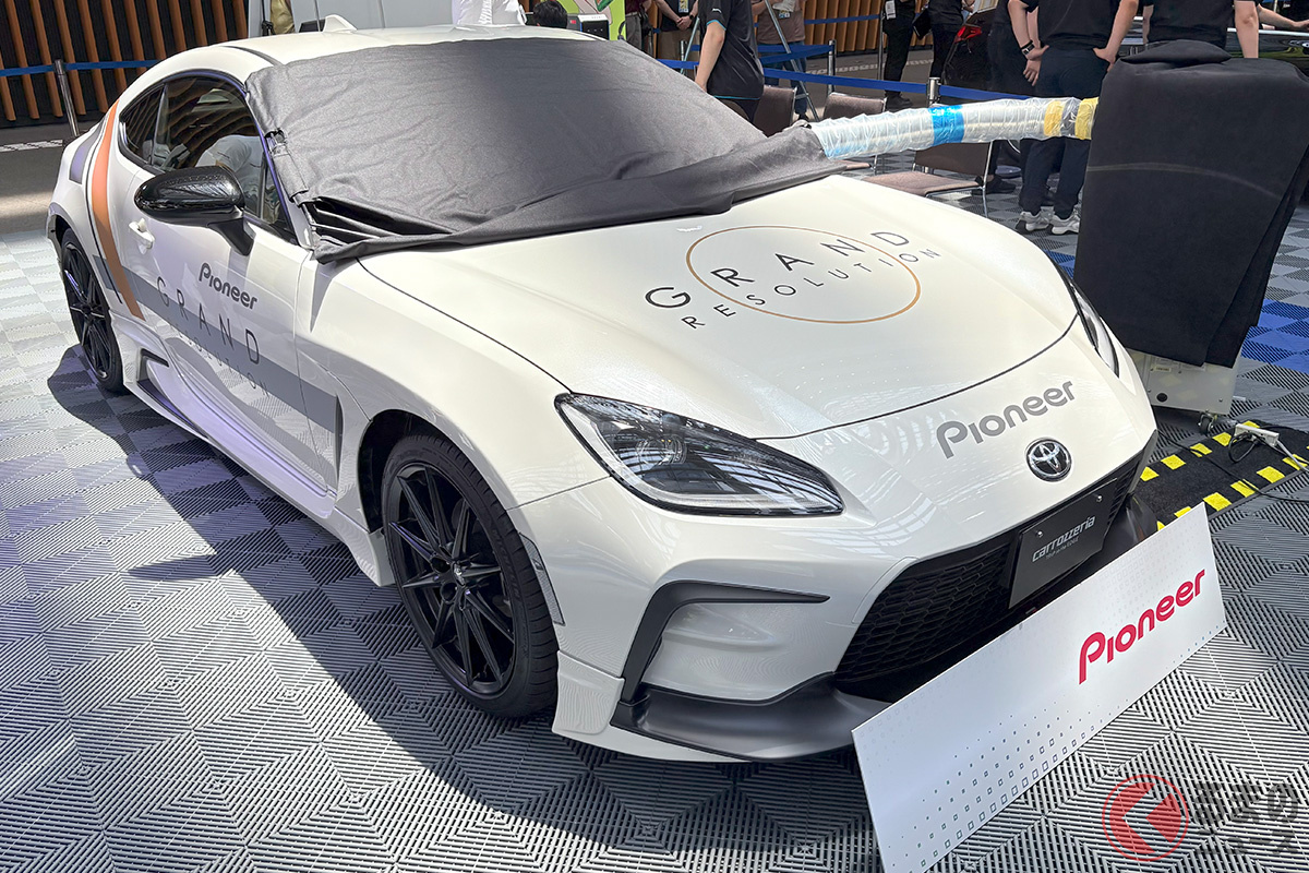 GRAND RESOLUTIONのデモカーであるトヨタGR86