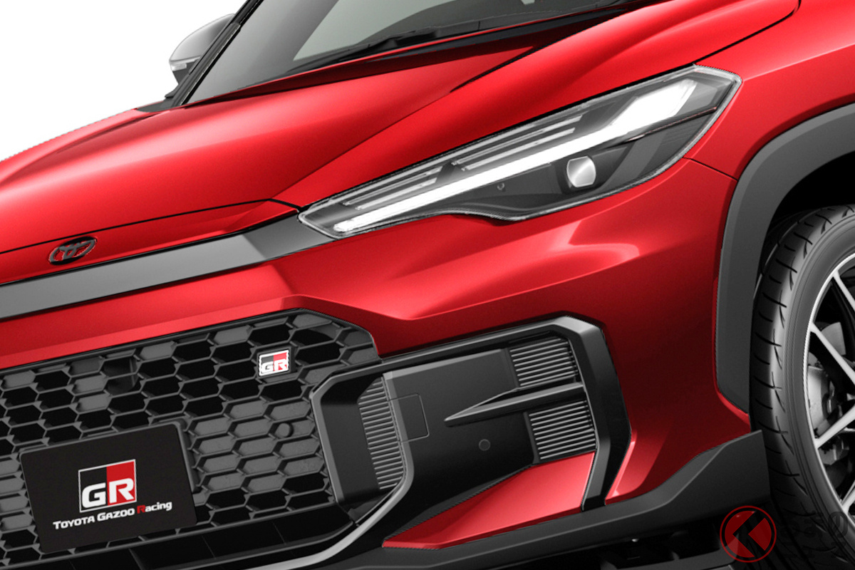 専用デザイン採用した「カローラクロス GRスポーツ」