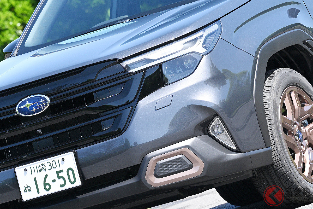 ブロンズアクセントが個性的な新型「フォレスター スポーツ」