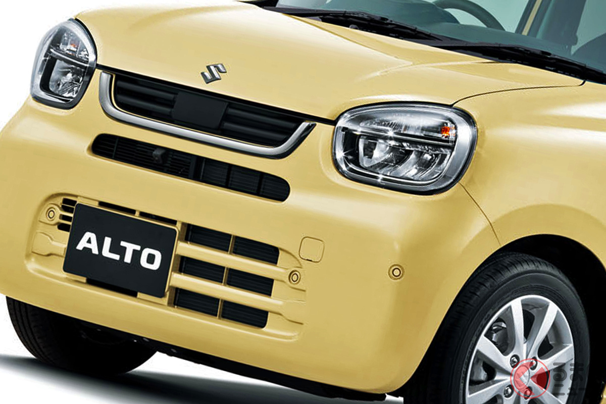 一部仕様を行った新「アルト」