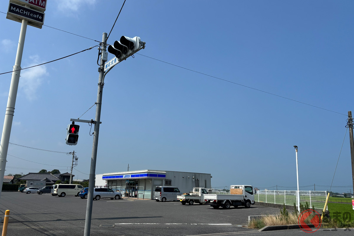 今回訪れたのは、「ローソン一宮東浪見(いちのみや とらみ)店」(筆者撮影)