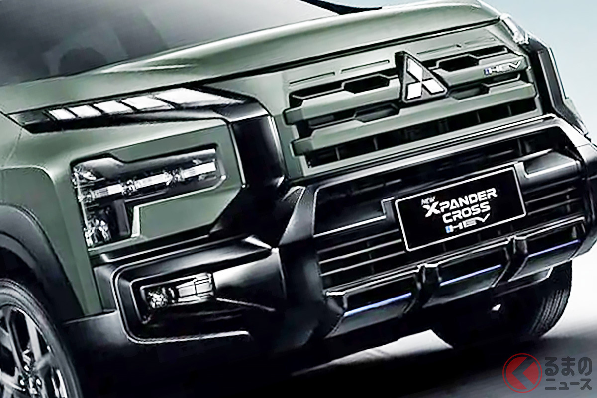 タフなマスクもカッコいい!三菱「エクスパンダークロスHEV PLAY」