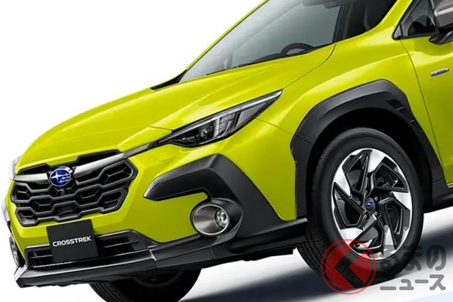 Aero Subaru　GOLD希少カラー スバル「新クロストレック」発表！ 斬新すぎる「レモン色」＆「砂色