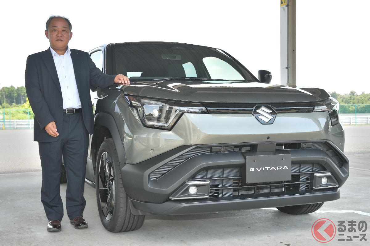 スズキ新型「e VITARA」とチーフエンジニアの小野純生氏