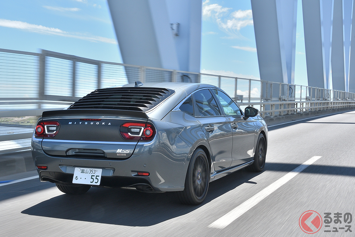 旧車さながらの見た目で最新装備はそのままという「M55」