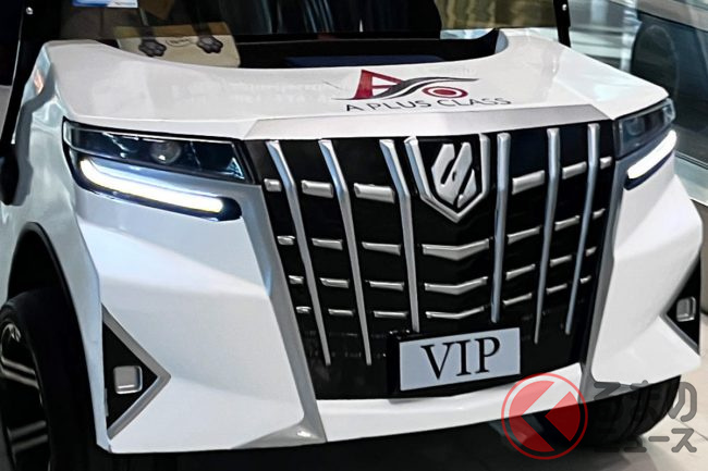 すげぇ「4人乗りミニアルファード!?」 空港で目撃した謎のオープン仕様