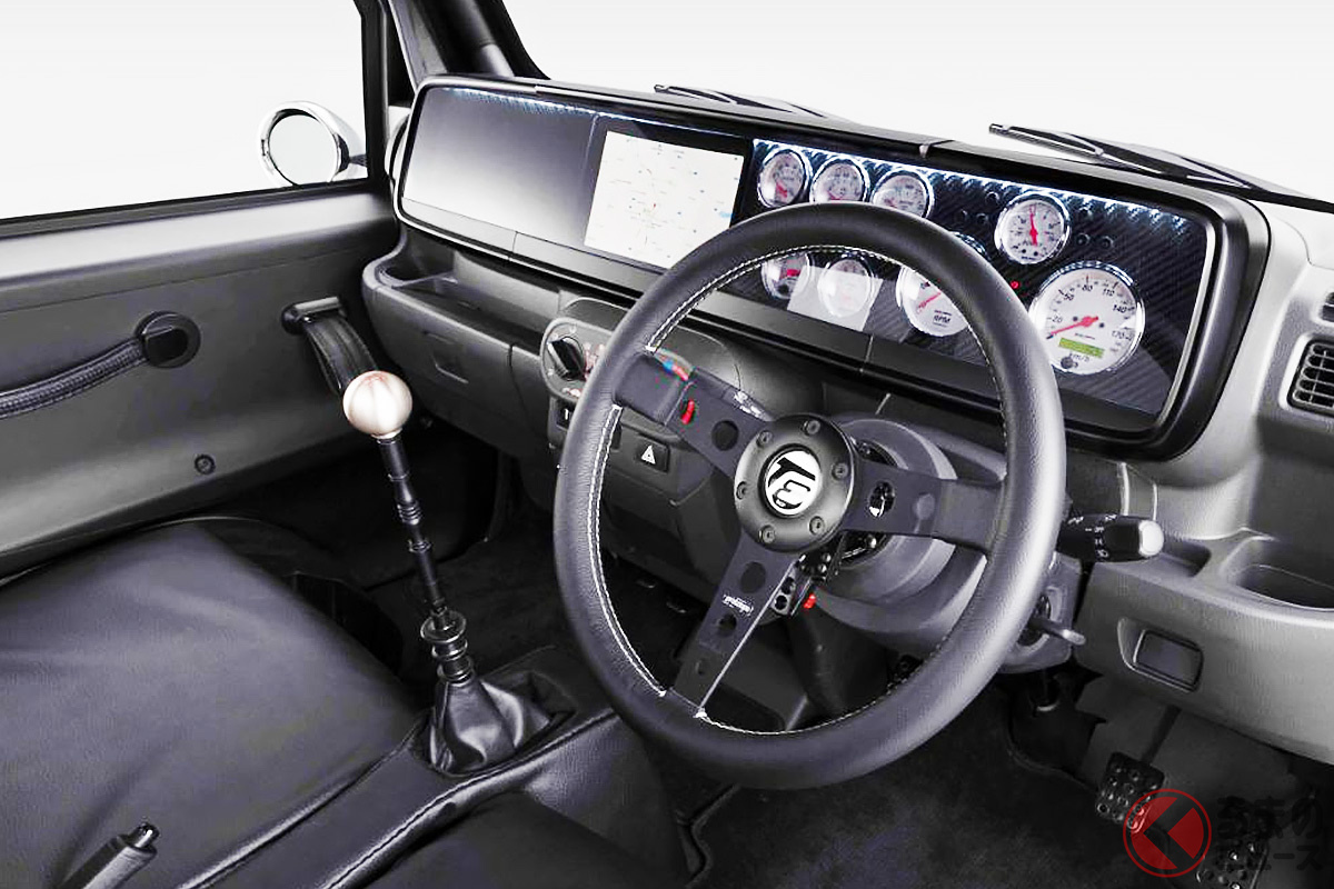 長ーいシフトノブが超カッコいい!