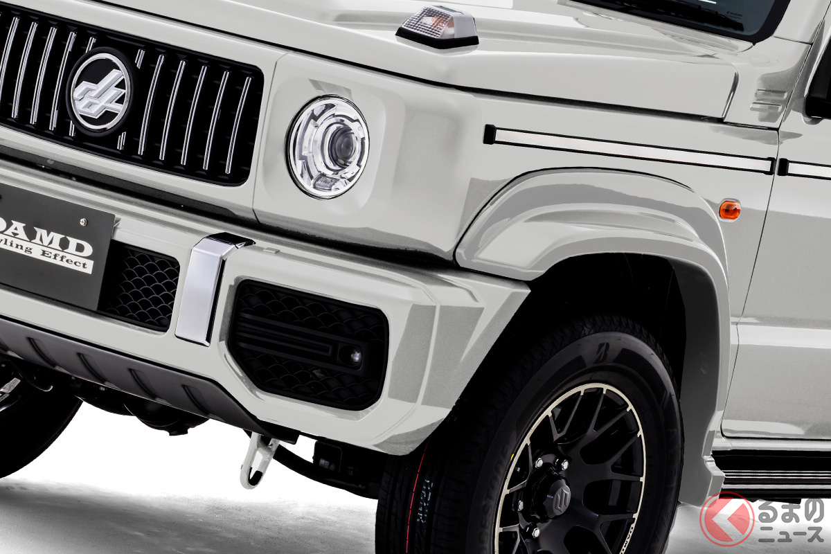 DAMDの新パーツを装着した「ジムニーノマド」