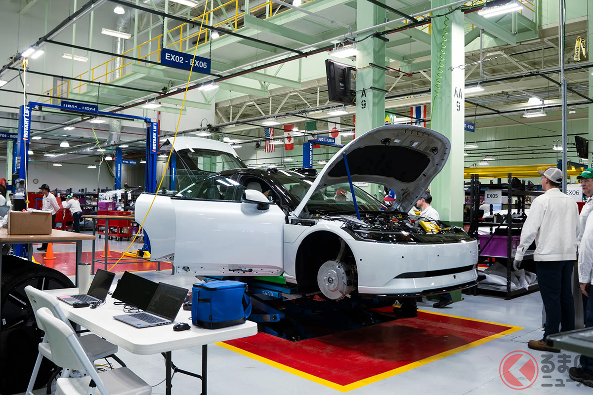 モビリティの未来を形にーAFEELA 1の量産に向けた取り組みが米国オハイオ州の工場で始まる