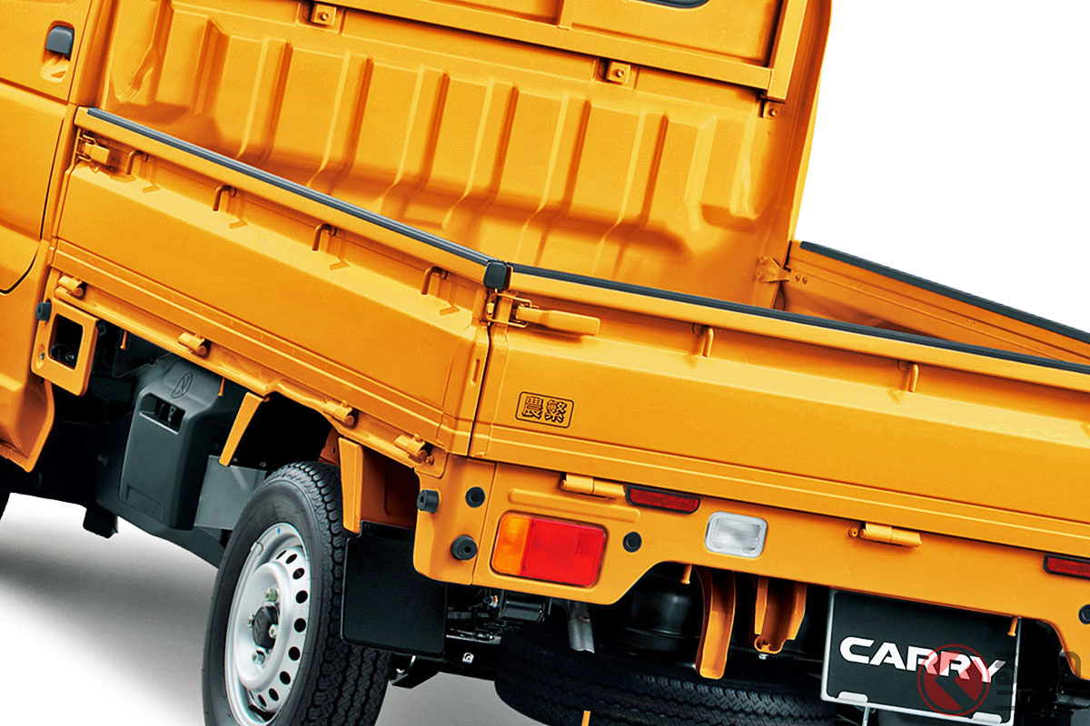 今までの軽トラにはない「ツールオレンジ」