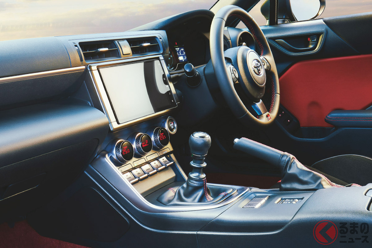 6速MTが設定されるトヨタ「GR86」