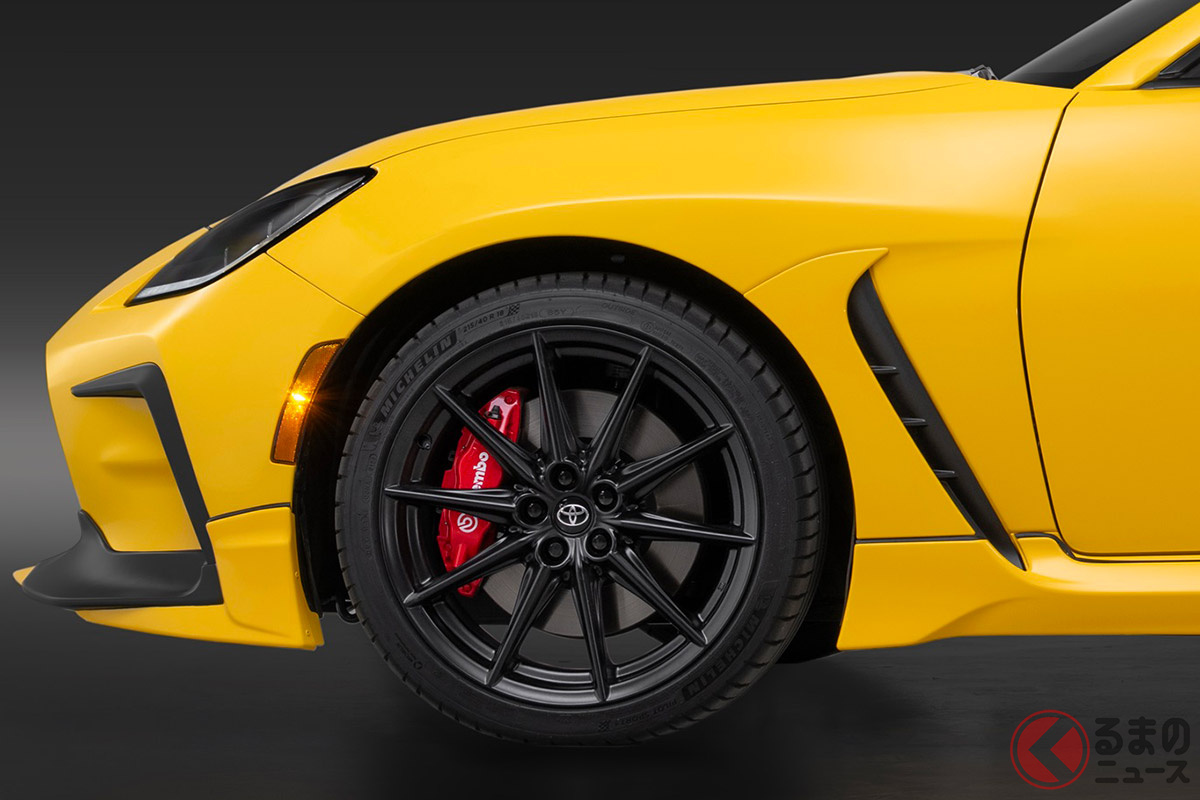 ゆずイエローがカッコいい「GR86 Yuzu Edition」