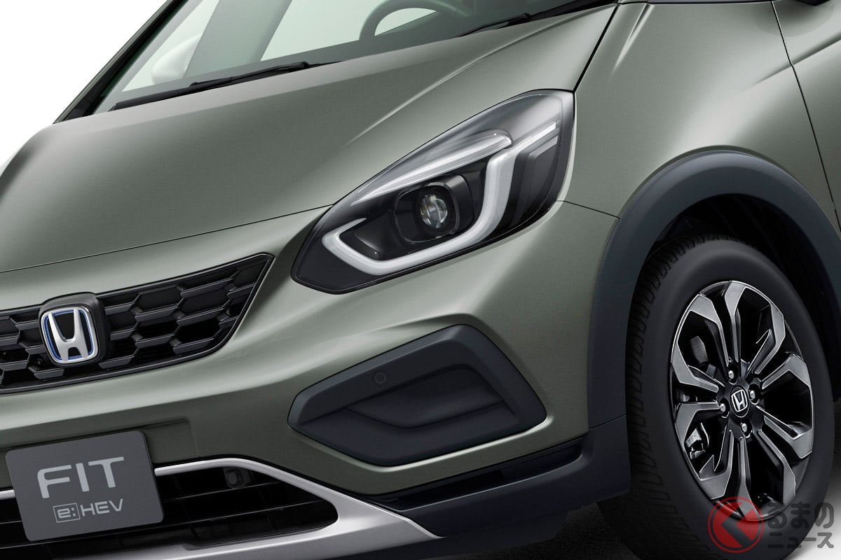 デザインの変更が実施されたホンダ「フィット クロスター」