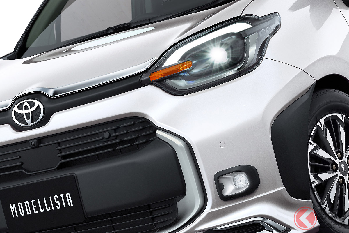 モデリスタパーツでドレスアップした「シエンタ」