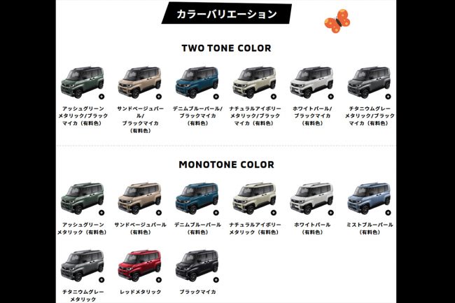 カラーバリエーションは？