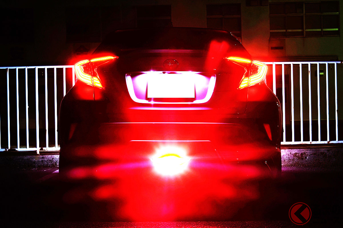 リアフォグランプのイメージ（画像：PIXTA／イメージです）