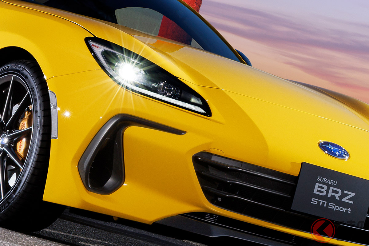 4人乗りスポーツカーのスバル「BRZ」