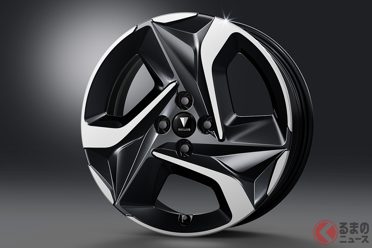 ショーカーのような斬新さ! モデリスタの新型「アクア」用「17インチアルミホイールセット」
