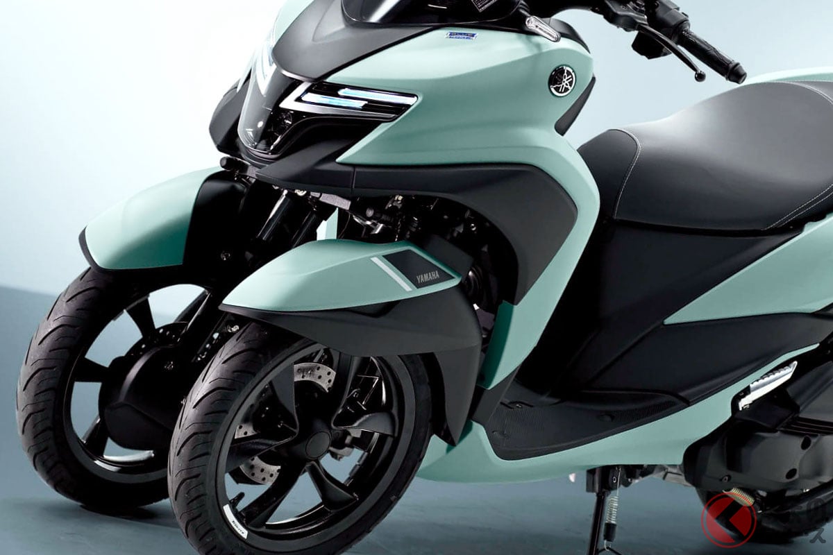 新車57万円! “リッター45km”走るヤマハ新「3輪スクーター」発表!