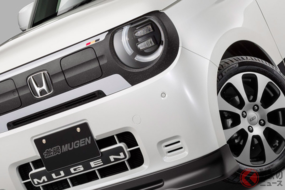 大胆デザインの新型「N-ONE e：」（無限パーツ装着）