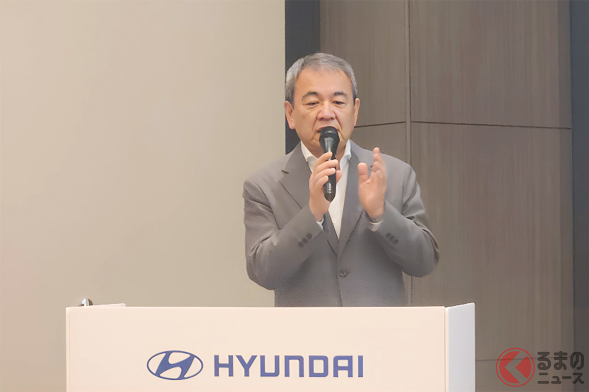 ヒョンデモビリティジャパン代表取締役社長の七五三木敏幸氏