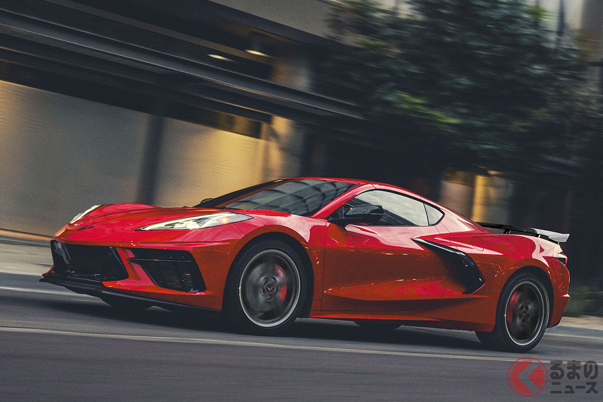 2024年12月19日に一部改良モデルが発表されたシボレー「コルベット」