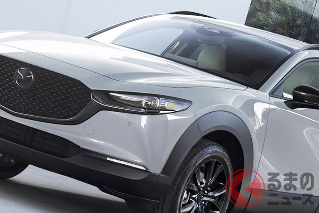 マツダ「新CX-30」発表！ 精悍ブラックパーツ×上質ホワイト内装が