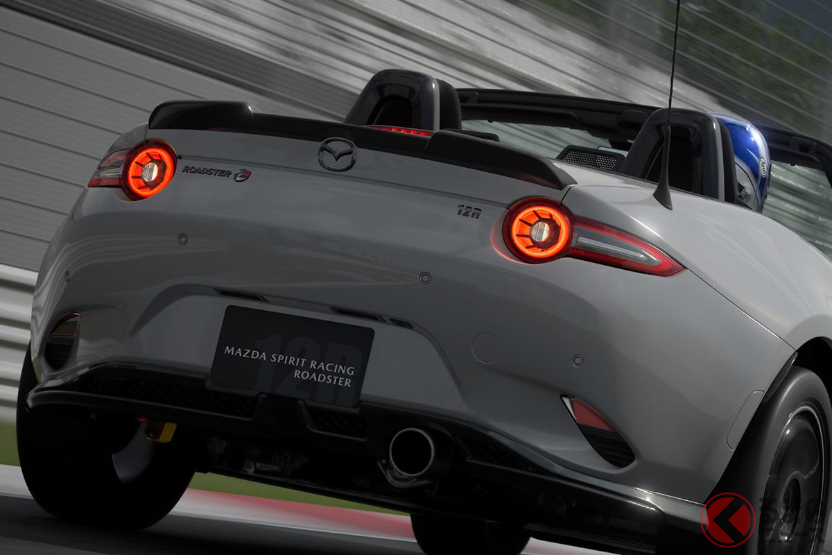 「グランツーリスモ7」に収録された「MAZDA SPIRIT RACING ROADSTER 12R」