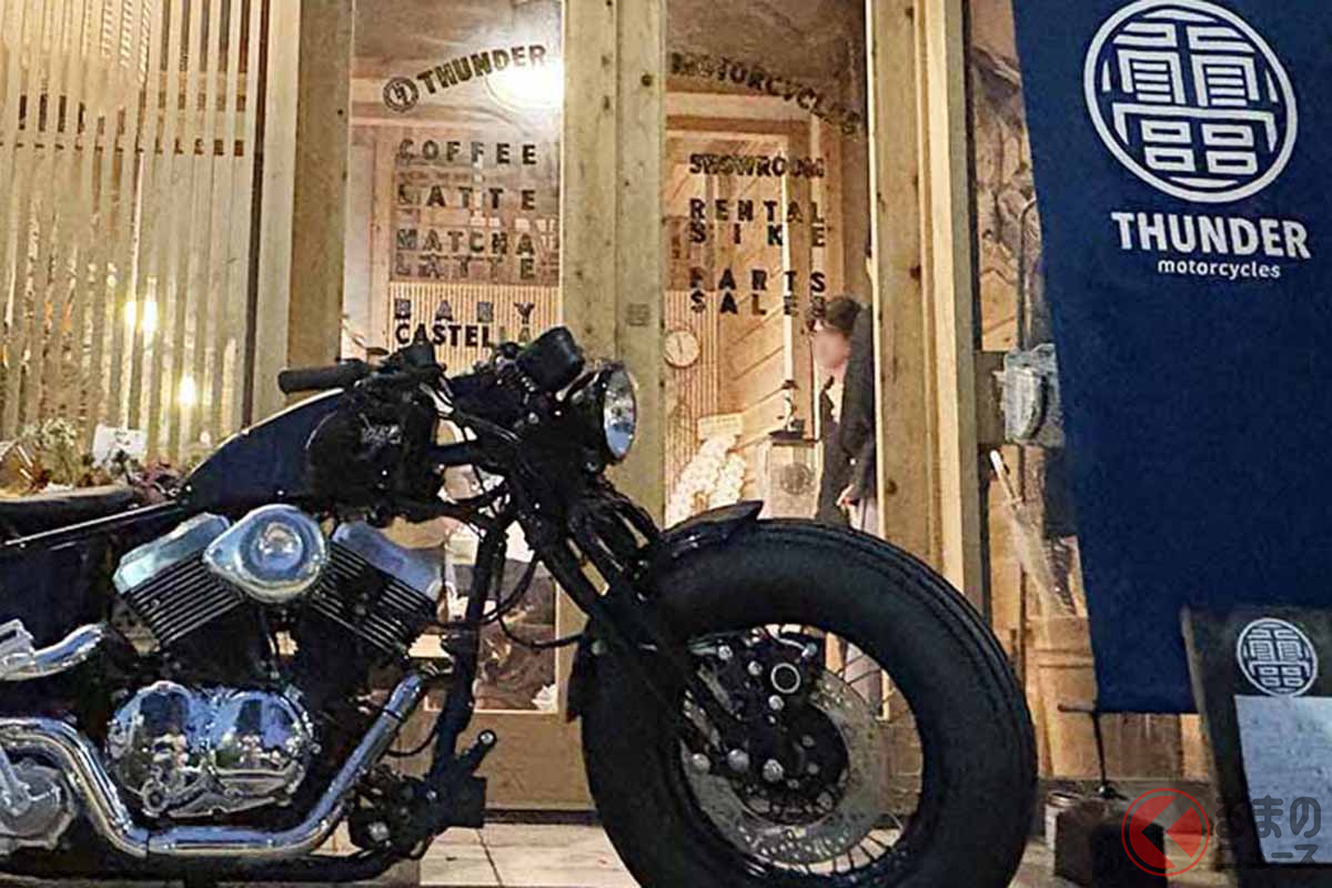 新たにオープンしたTHUNDER MOTORCYCLES浅草店と「Softail Thunder250」