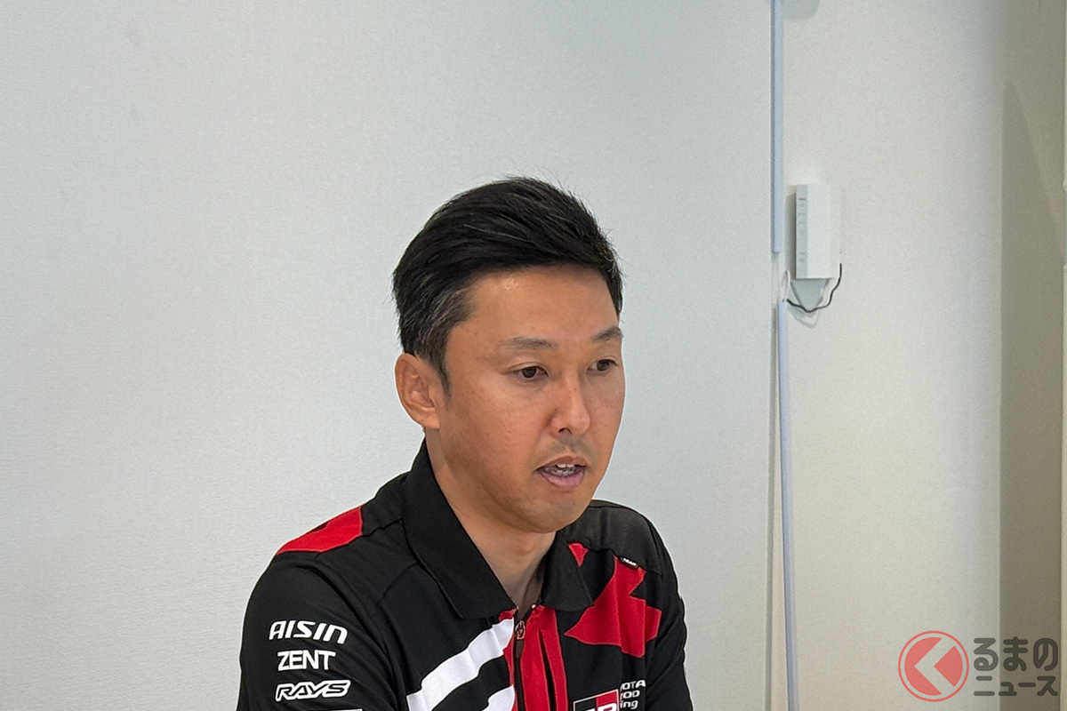 TGRヨーロッパのチームディレクターである中嶋一貴氏