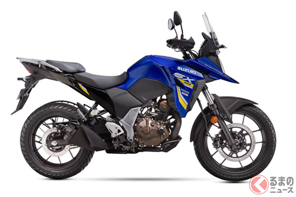 スズキがインドで発表した「V-STROM SX」2026年モデル