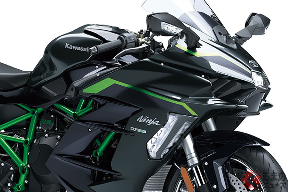 欧州で発表されたカワサキ「Ninja H2 SX」2026年モデル
