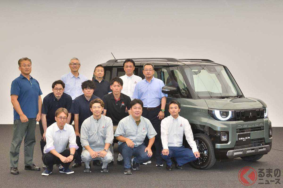 三菱 新型「デリカ」の開発メンバー