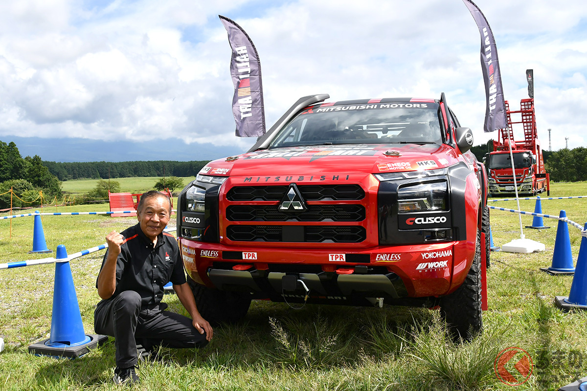 「勝つことができて本当にうれしいです!」とアジアクロスカントリーラリー2025 チーム三菱ラリーアートの増岡浩 総監督
