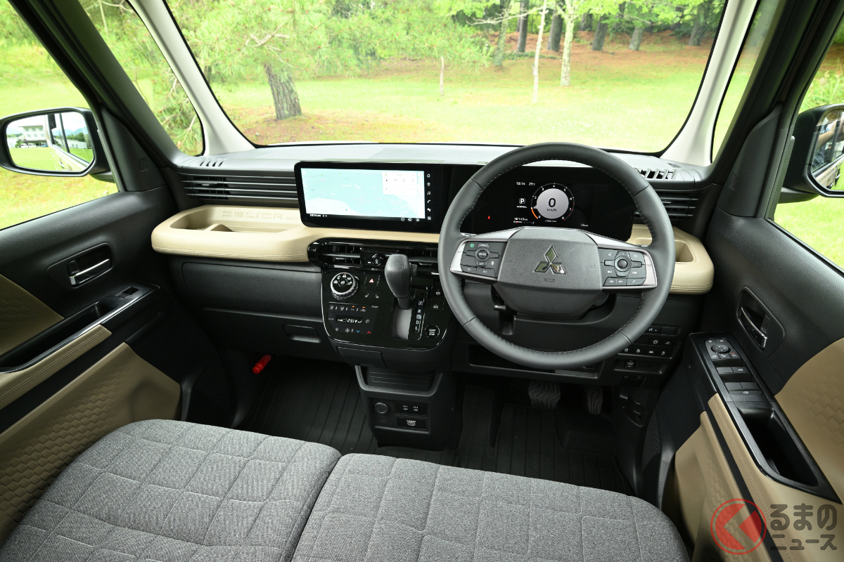 新型デリカミニのインテリア