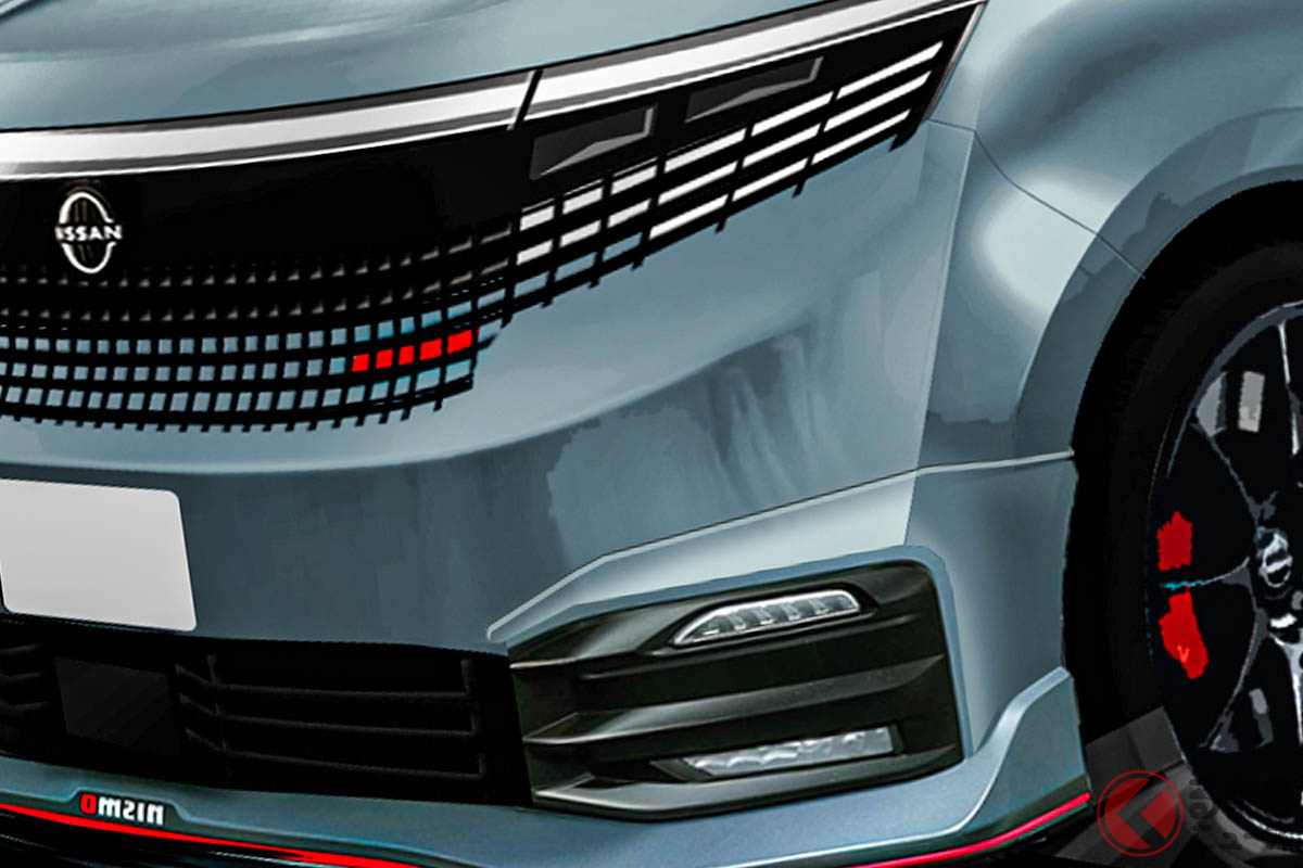 新型「エルグランド」に赤アクセントのスポーティモデルもあり!?［Photo：とっきー_トキデザ@DAMD.inc］