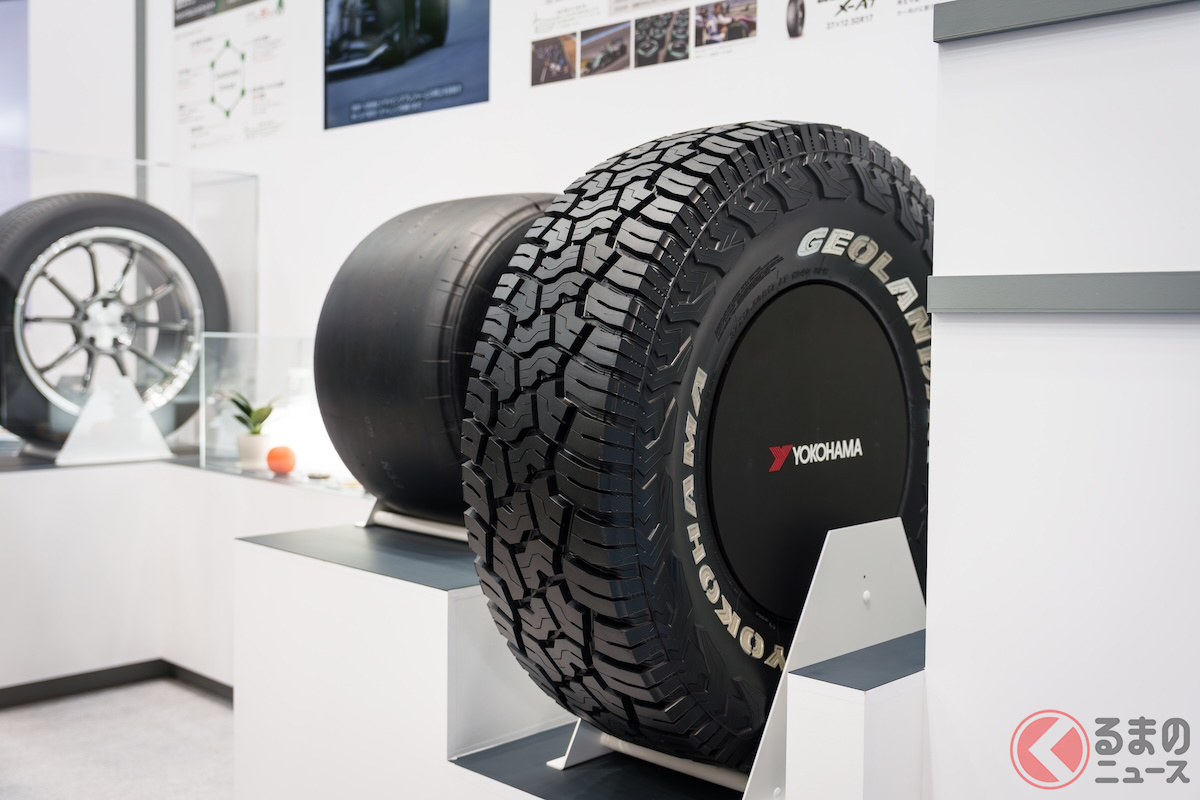 「FIA Extreme H World Cup」で使用されたタイヤも展示！