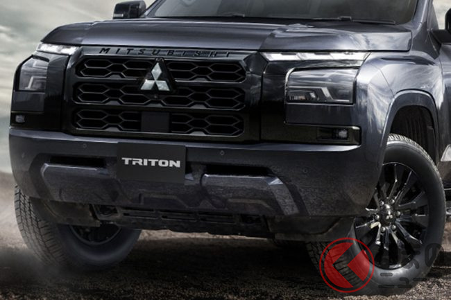 全長5.3m！ 三菱の「黒すぎる本格モデル」 本格4WD×トルク「47kgf