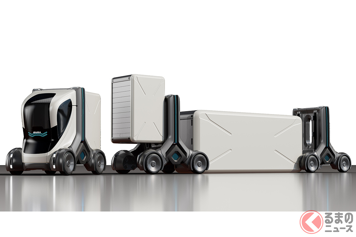 JMS2025のいすゞグループブースで展示されるコンセプトカー「VCCC(Vertical Core Cycle Concept)」(ワールドプレミア/参考出品)