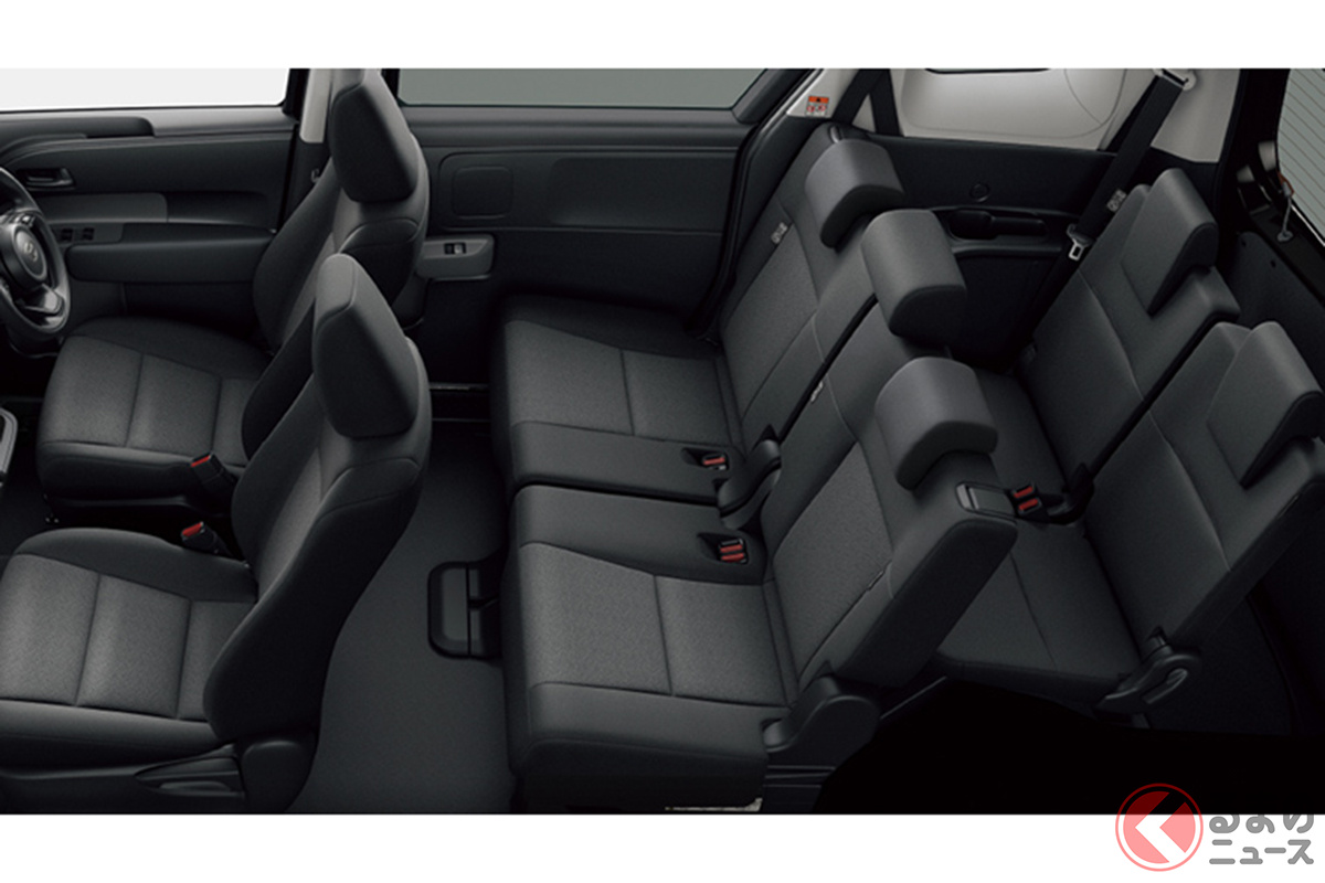 国産でイチバン安い3列シートミニバン「シエンタ X」のインテリア