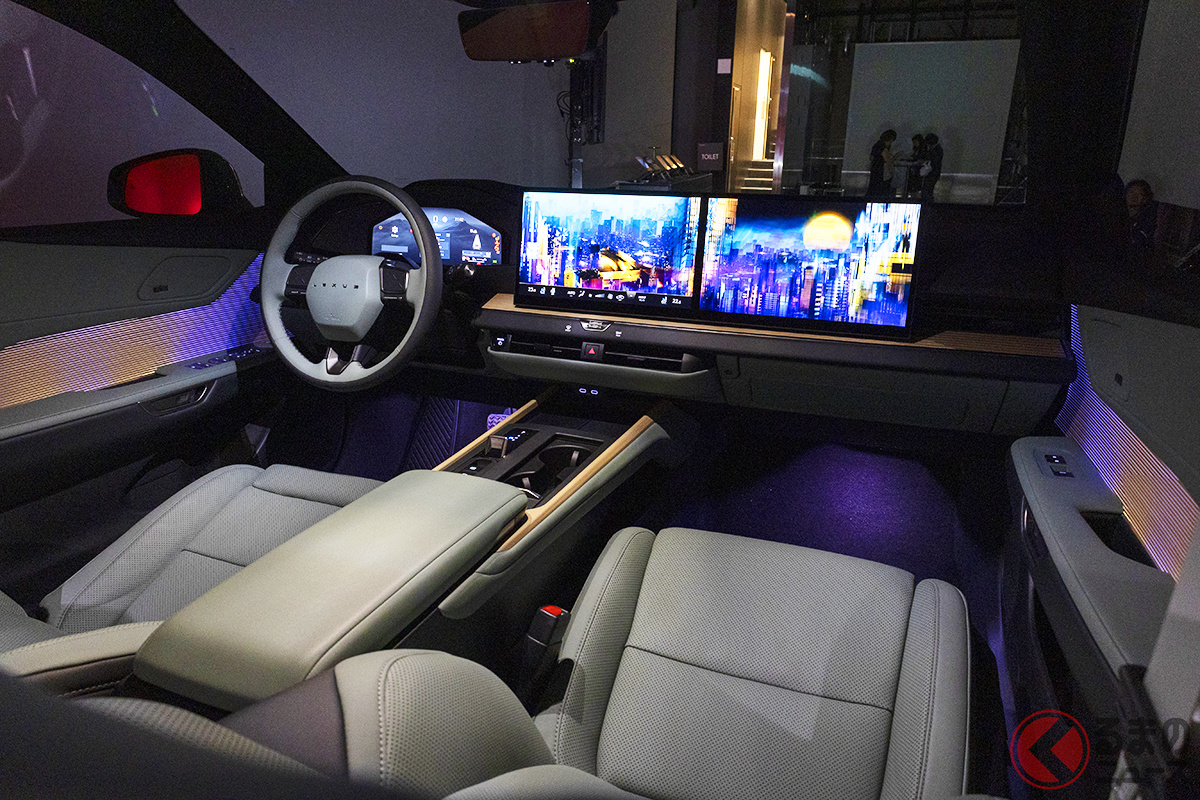 レクサスで初めて導入されたインテリアシステム「Sensory Concierge(センサリーコンシェルジュ)」