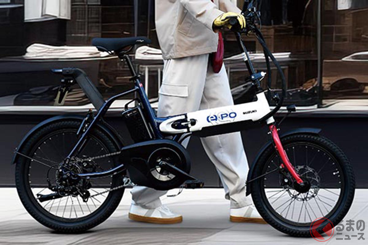 原付一種相当のペダル付き電動モデル、スズキ「e-PO」