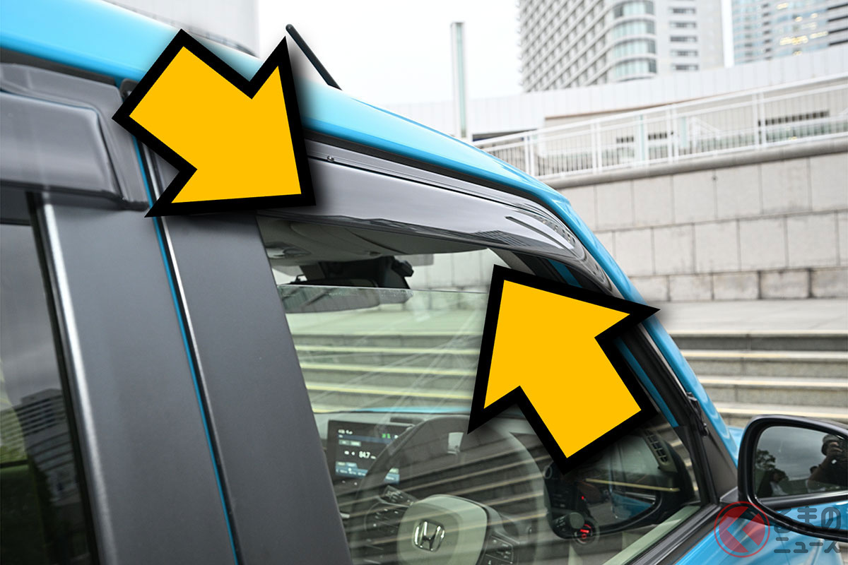 ホンダ新型「N-ONE e：」に採用の「世界初のドアバイザー」