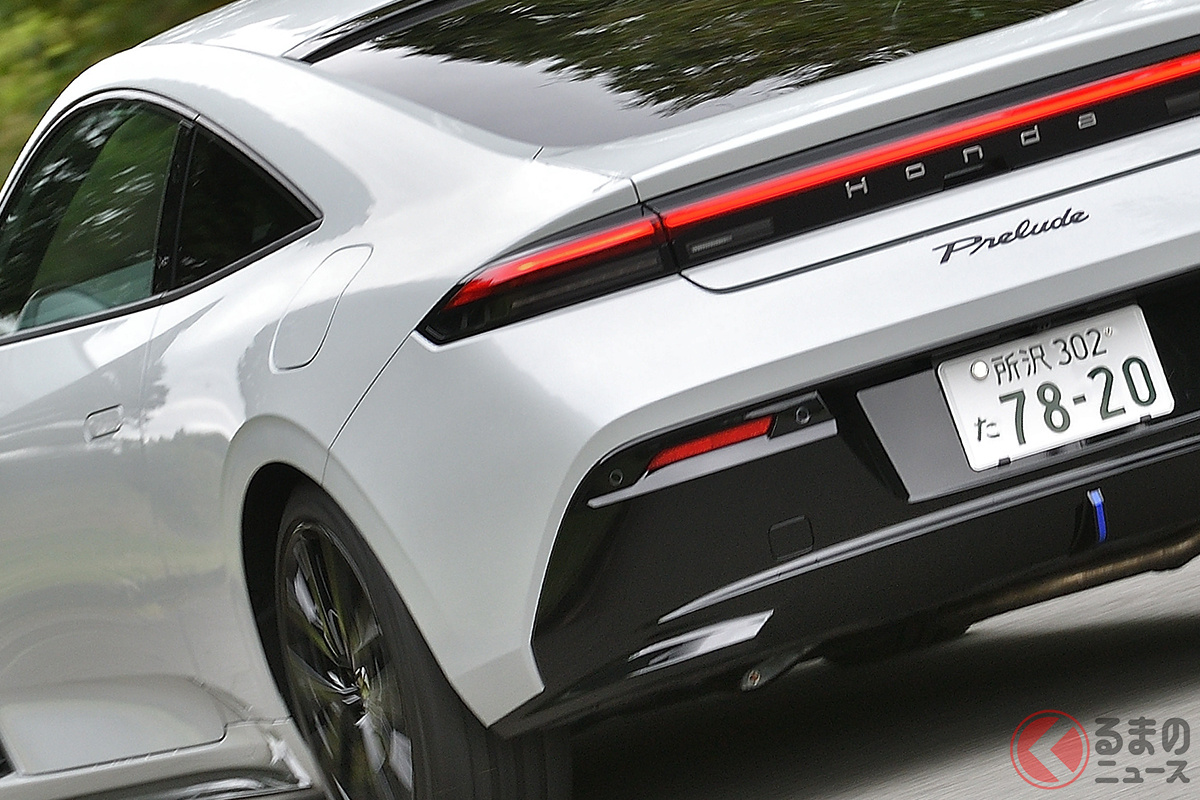 流麗なフォルムの一方で優れた実用性も兼ね備えた新型「プレリュード」