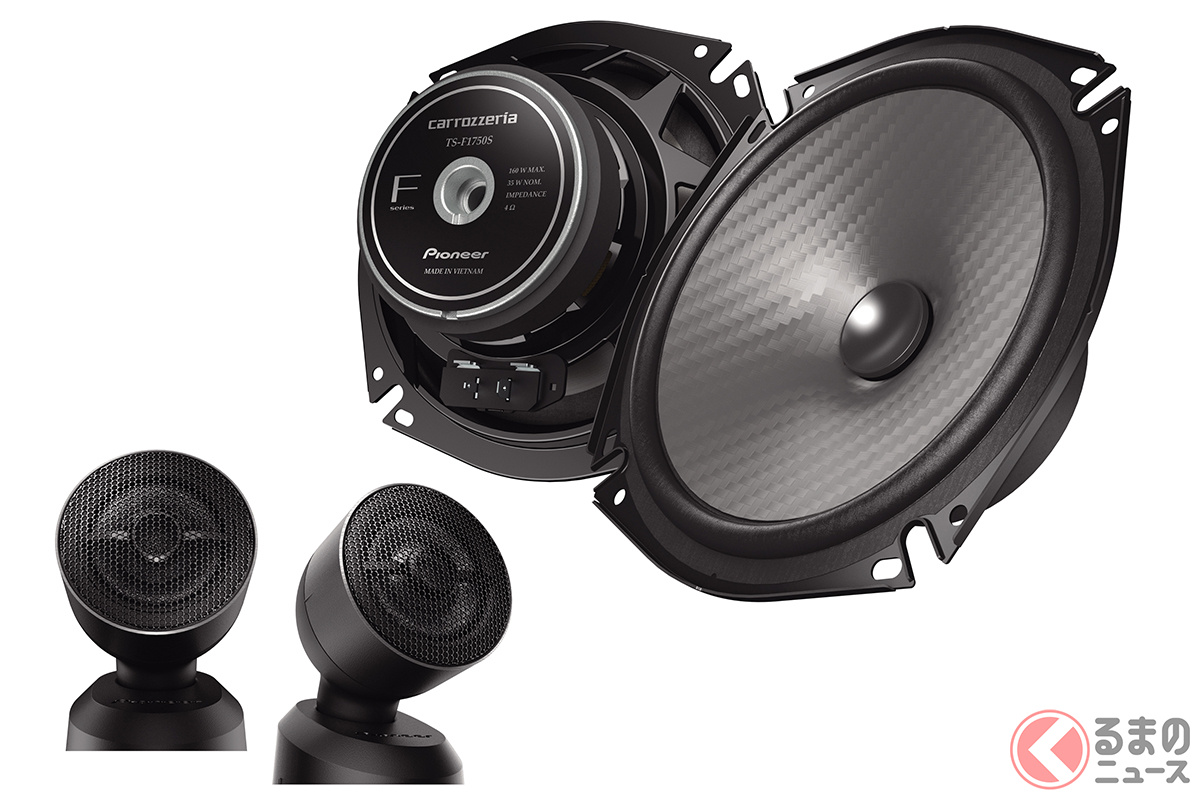 カスタムフィットスピーカー“Fシリーズ”（画像は「TS-F1750S」）